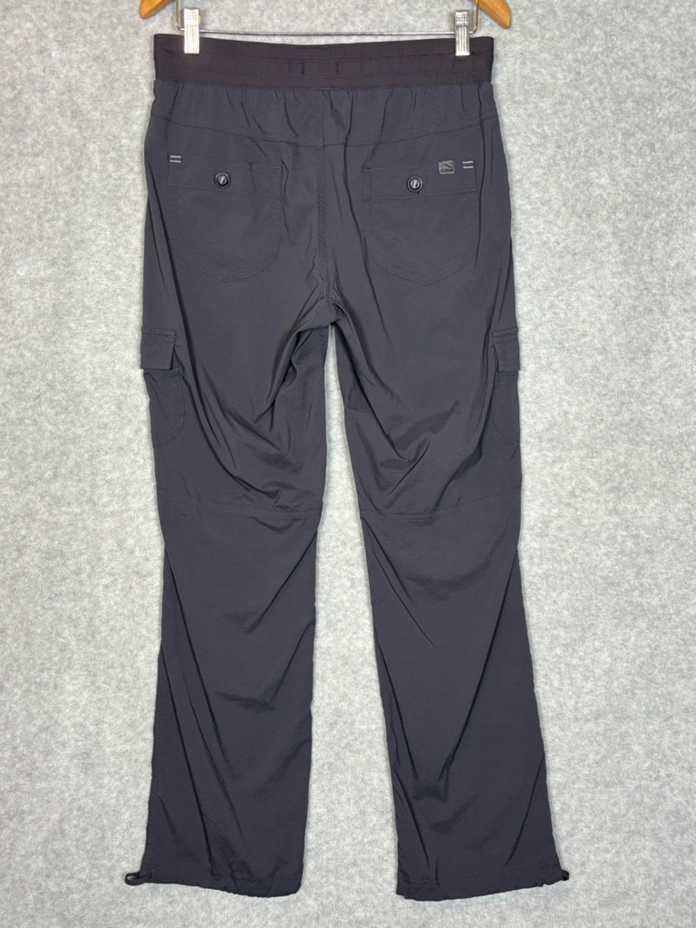 L.L. Bean Women's Vista Camp Straight-Leg Cargo Pants-Granite Gray-Women Small - Picture 6 of 8